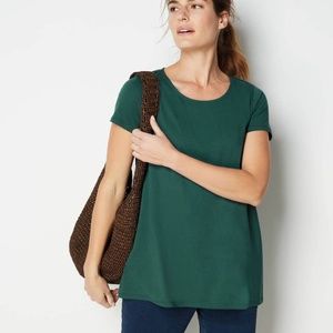 J. Jill  2X - NEW Perfect Pure Jill Scoop-Neck Elliptical Tee NWT